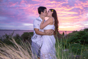 Wedding Engagement photography at Cypress point park Tampa FL