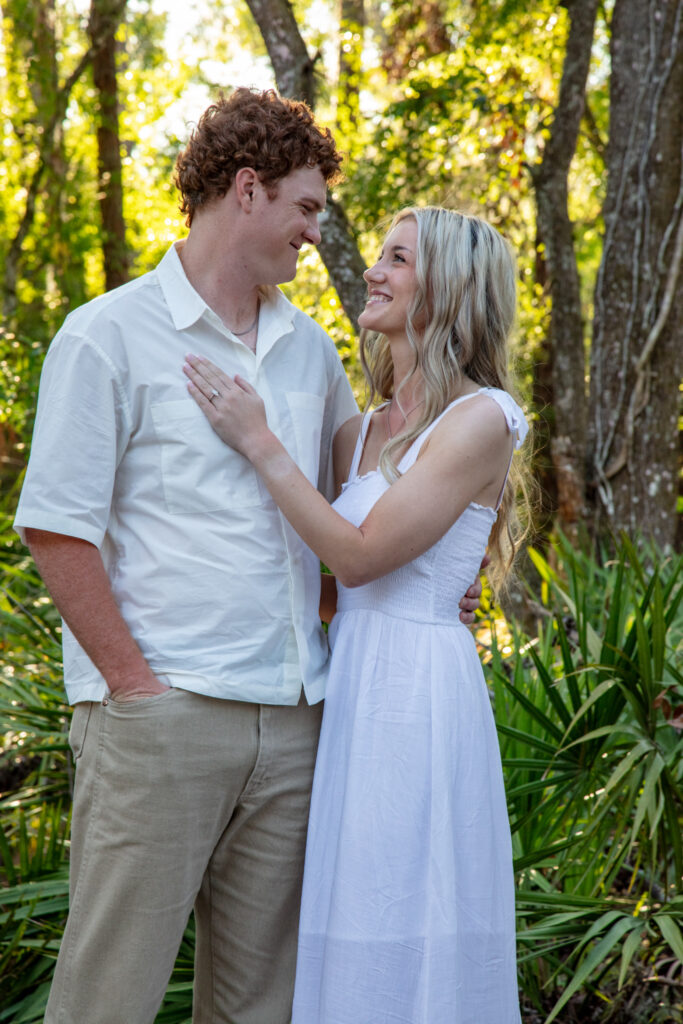 engagement session in the woods tampa fl