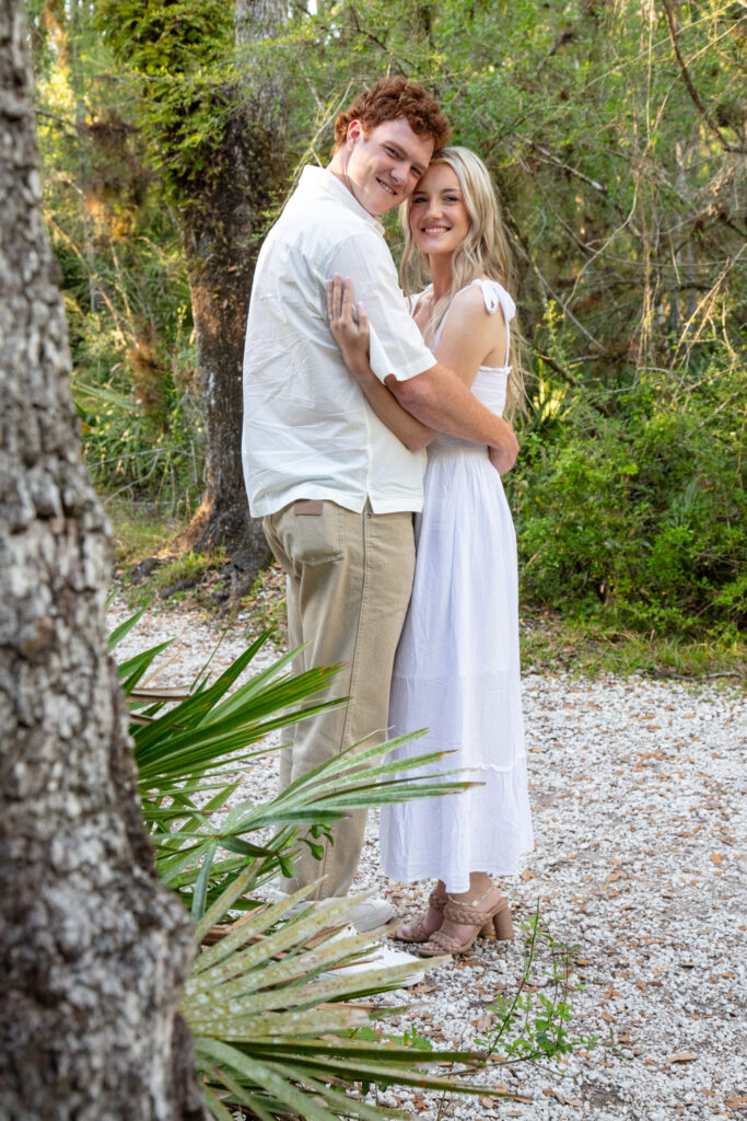 engagement session in the woods tampa fl
