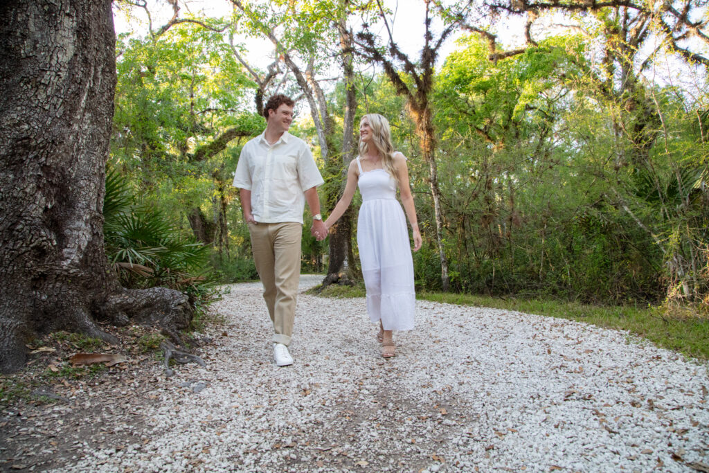 engagement session in the woods tampa fl