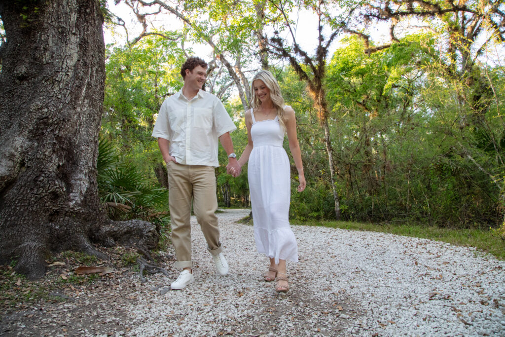engagement session in the woods tampa fl