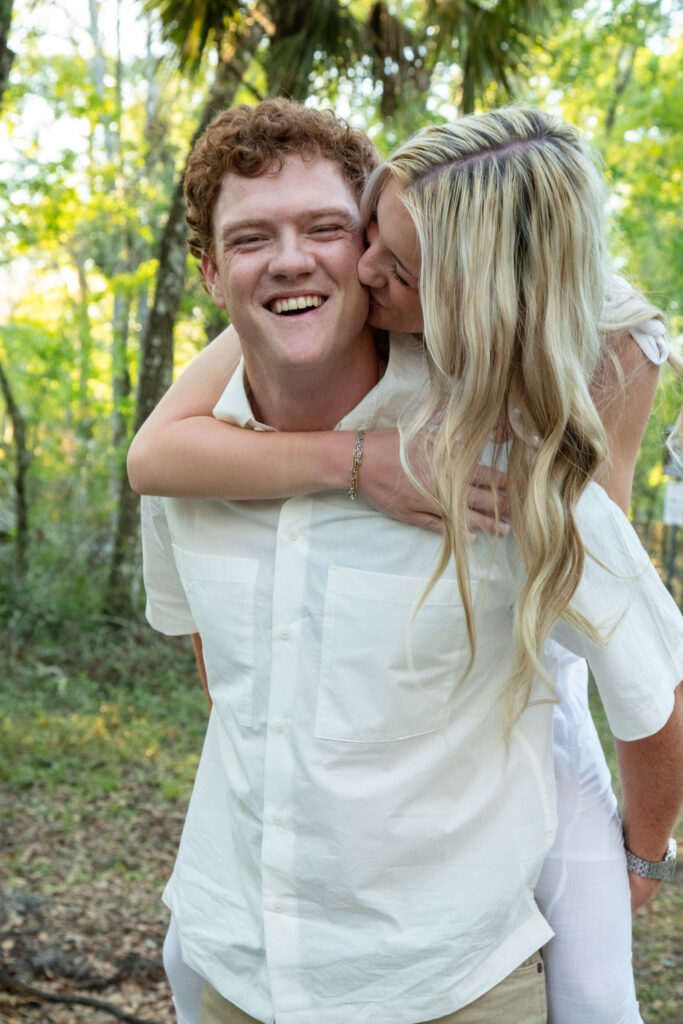 engagement session in the woods tampa fl